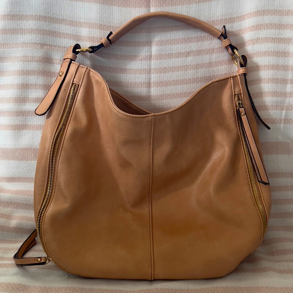 Shoulder bag peach